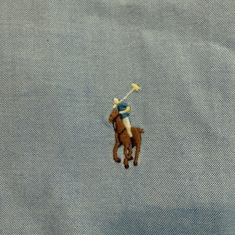 Polo by Ralph Lauren Blue Casual Button Down Shirt size 16 32/33 - Picture 4 of 9